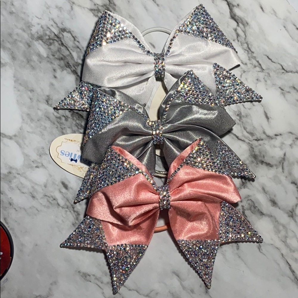 🆕Crystal hair bows - Picture 7 of 8